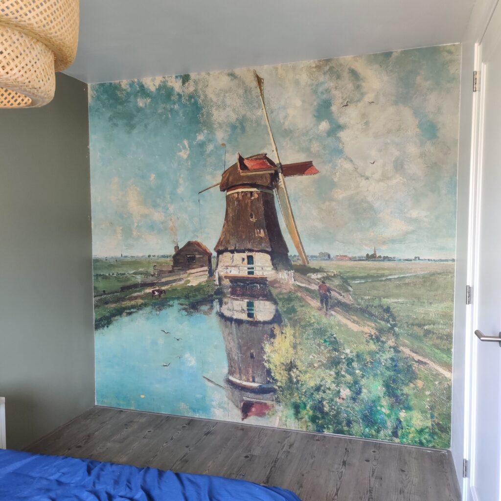 naadloos behang Airtex slaapkamer Oirschot